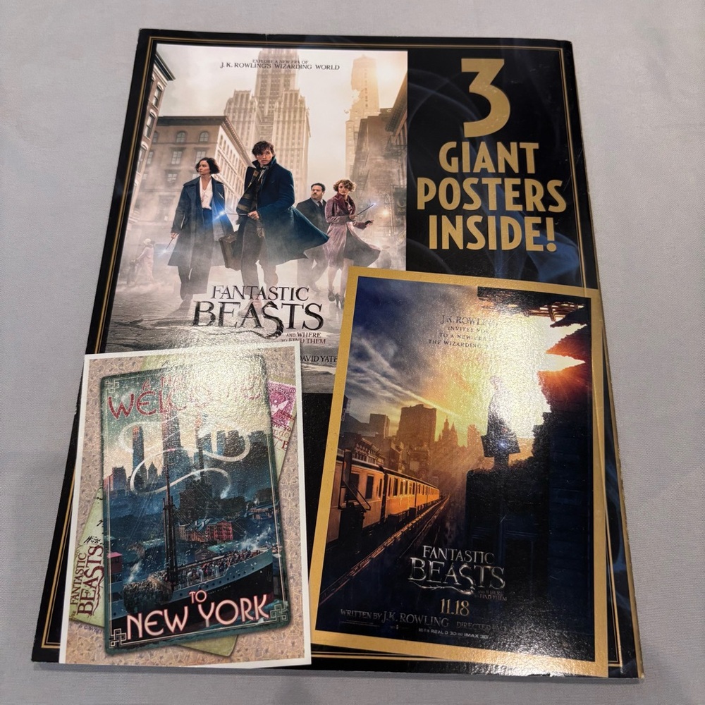 Fantastic Beasts And Where To Find Them Magazines 4 Pc 20 Years Magic - Picture 5 of 9